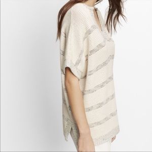 Vince Speckle Stitch Oversize Pullover Sweater M/L